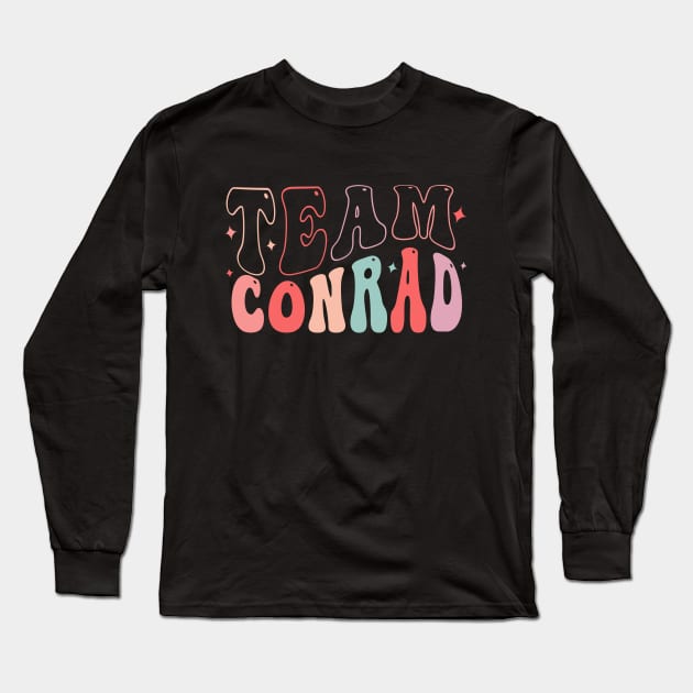 Team Conrad Long Sleeve T-Shirt by glaucomaegford